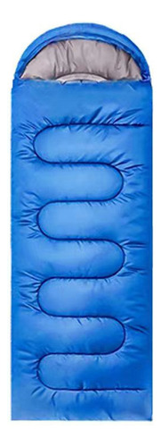 Saco De Dormir For Acampar Impermeable, Ultraligero Y Azul