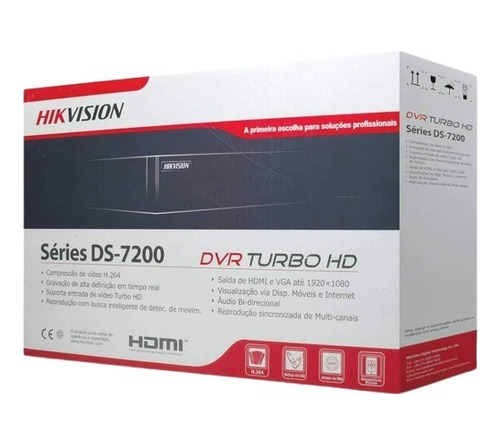 Dvr 16 Canales Turbo Hd Hikvision 1080p 7200 Series Con App