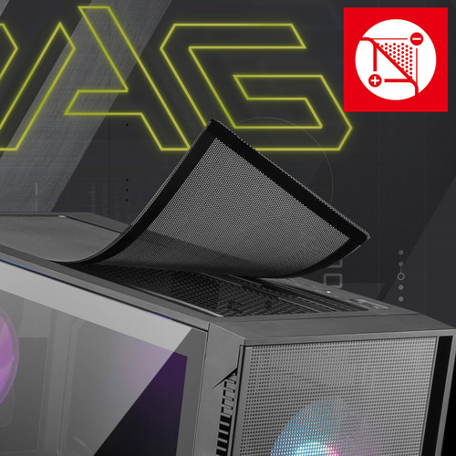 Funda Para Juegos Msi Mag Forge 321r Airflow Mid Tower Atx