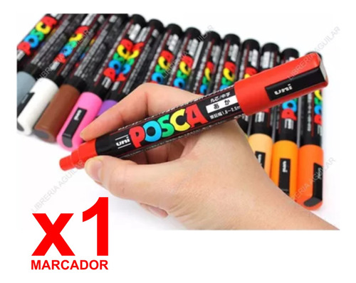 Marcador De Pintura Uni Posca Pc 5m Punta Mediana