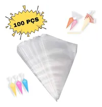 Comprar Kit 100 Sacos De Confeiteiro Confeitar Descartável 33 X 22cm