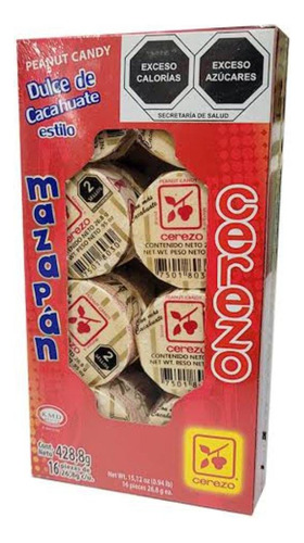 Mazapan Cerezo 16 Pzas