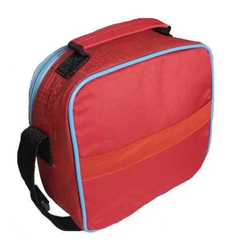 Mochila escolar Dermiwil MOCHILA INFANTIL COM RODINHAS cor vermelho  design carros 20L