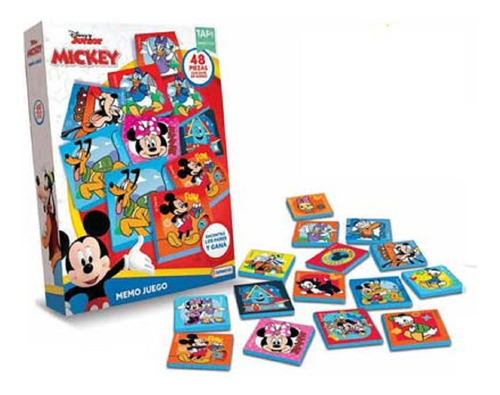 Memo Juego Mickey Mouse Club House Niños Tapimovil 7602