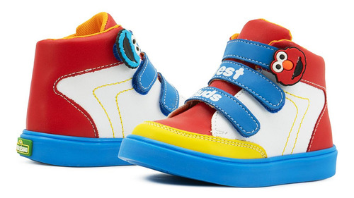 Tenis Bota Niño Karsten Plaza Sesamo Elmo Antiderrapante