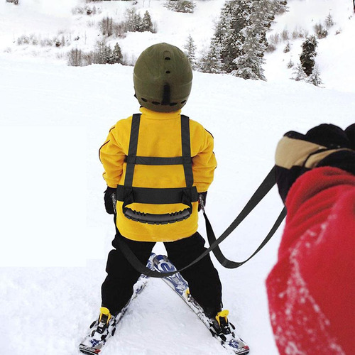 Niños Esquí Arnés Para El Hombro Cintura 20-80cm Negro