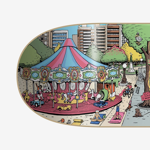 Imagen 2 de 4 de Tabla De Skate Woodoo Aruki-mitre