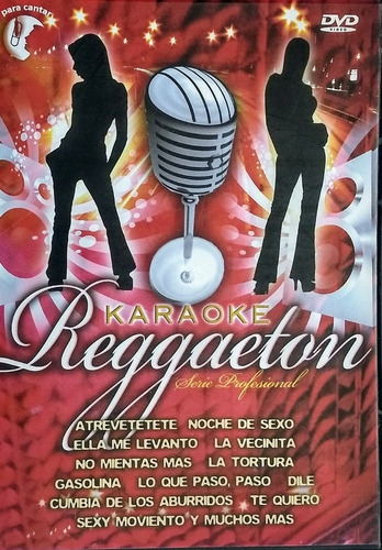 Karaoke Reggaeton Dvd Nuevo Con 20 Temas Éxitos
