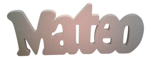 Mateo - Letras En Madera Mdf 16 Cm. Para Decoración 