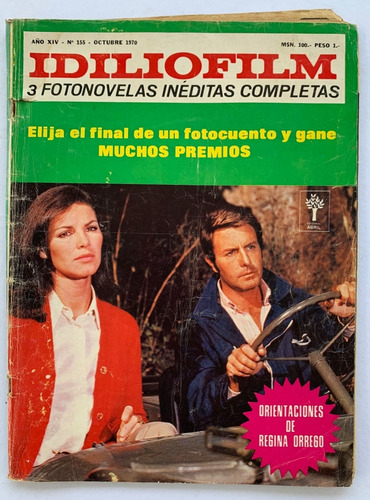 Idiliofilm Nº 155 Fotonovelas Editoral Abril 1970