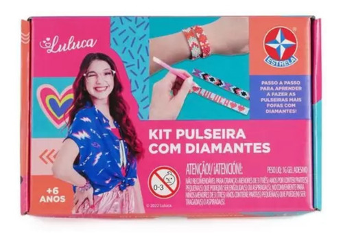 Kit Criar Pulseiras Com Diamantes Da Luluca Marca Estrela