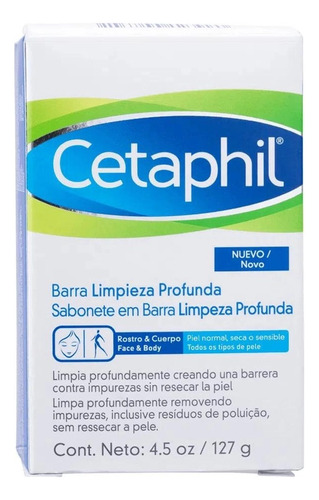 Cetaphil Barra Facial Limpieza Profunda X127gr Fciafabris