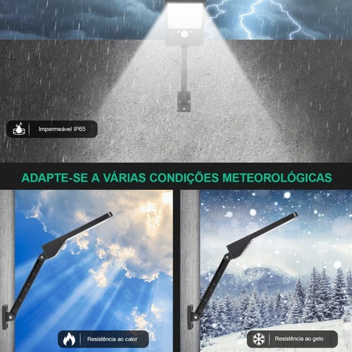 Lámpara De Lavadora Solar De 48 Led Con Sensor, 2 Piezas