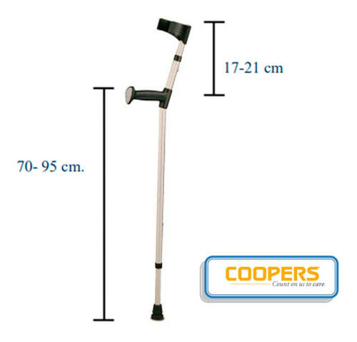 Bastón Canadiense Coopers 121 Aluminio Regulacion De Codera