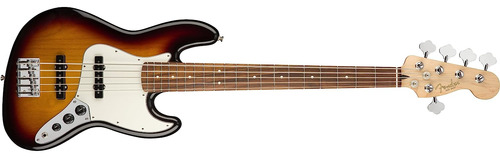 Fender Jugador De 5 Cuerdas Jazz Bass, 3-color Sunburst, Pau