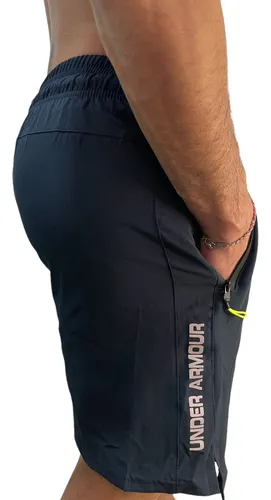 Bermuda Short Under Armour X2 Bolsillo Cierre Entrenamiento