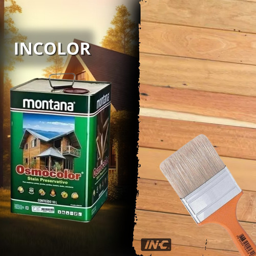 Ver-niz Stain Osmocolor Solvente Transparente 1 8 L Montana