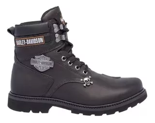 Bota Harley Davidson Motociclista Em Couro Master Brown 2020