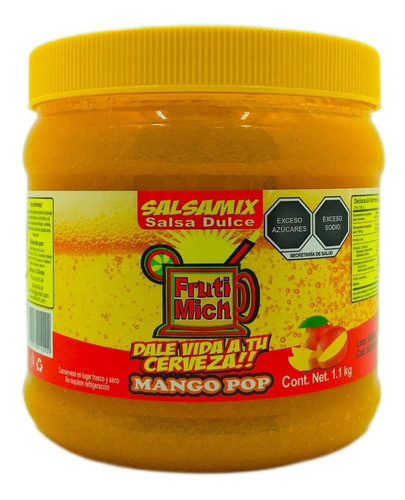 Pulpa Salsa Escarchar Michelada Frutimich 1.1 Kg Sabores