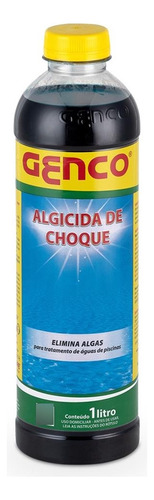 Algicida Choque 1l - Elimina Algas Piscina Verde - Genco