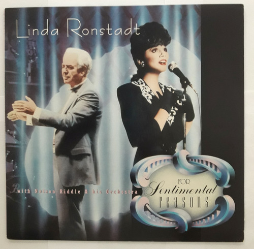 Lp Vinil (vg+) Linda Ronstadt Nelson For Sentimental Ed Us 