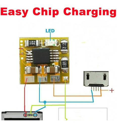 Chip Ecc De Carga Universal Easy Chip Charge Android iPhone
