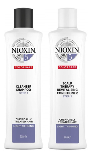 Nioxin-5 Shampoo + Acondicionador Chemically Treated Hair