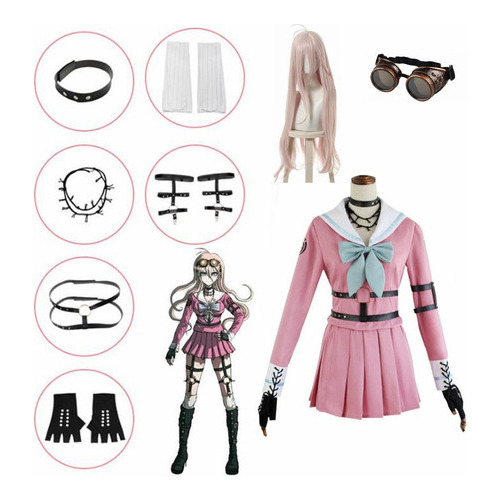 Anime Danganronpa V3 Miu Iruma Vestido Mujer Uniformes Niña