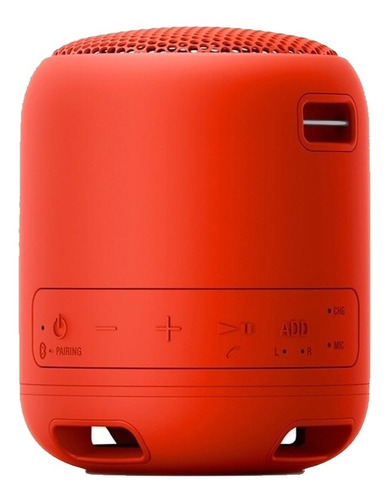 Parlante Sony Extra Bass SRS-XB12 portátil con bluetooth rojo