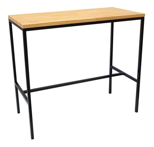 Imagen 1 de 3 de Mesa Exterior Madera Y Hierro