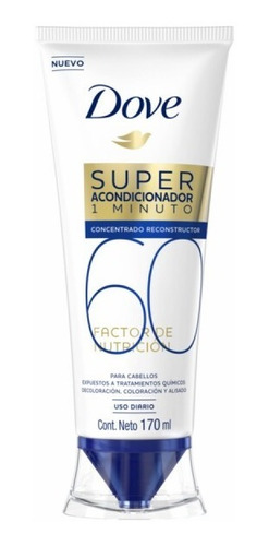 Acondicionador Dove Factor Nutrición 60 X 170 Ml