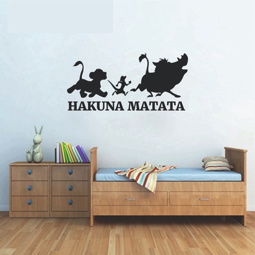 Vinilos Decorativos Frases Pared Vidrio Hakuna Matata Ventan