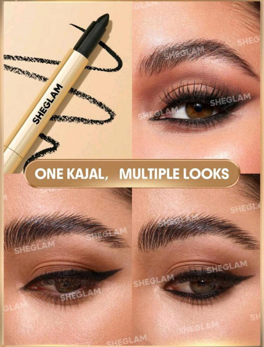 Lapiz Delineador De Ojos Sheglam Acabado Mate Color Negro