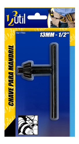 Chave Para Mandril 1/2 13mm Para Furadeira 123útil Original