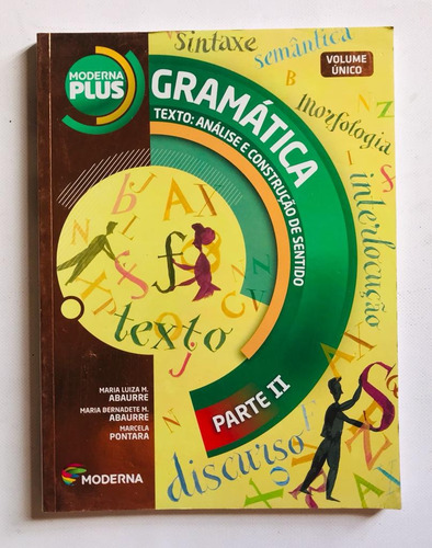 Moderna Plus Gramática.texto:análise E Construção De Sentido (Usado)