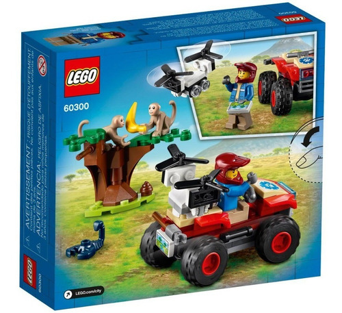 Imagen 2 de 7 de Lego City 60300 Rescate De Vida Silvestre Original