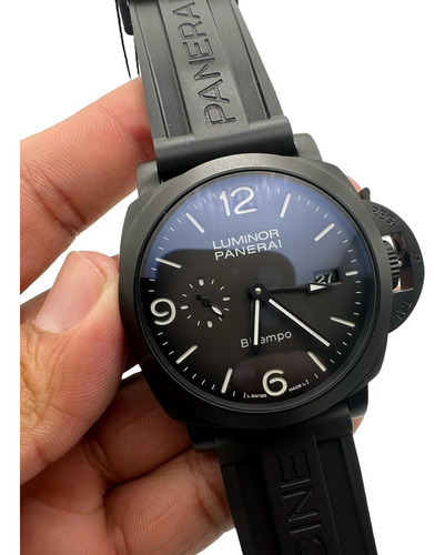 Reloj Premium Luminor Marina Automatico Negro Gmt (Reacondicionado)
