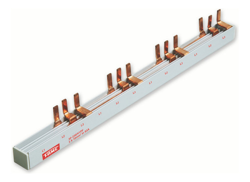Barramento De Fase Pente Trifásico 12 Disjuntores Din
