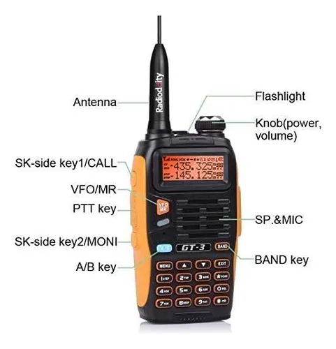 Baofeng Gt-3 Mark-ii Radio De Dos Vías, Walkie Talkie De Dob