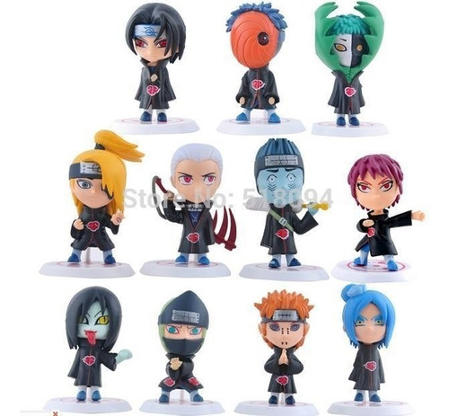 Coleccion Figuras Naruto X 11 Personajes , Anime Coleccion
