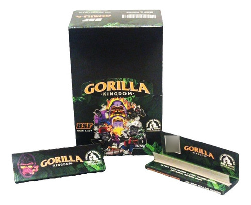 Papelillo Gorilla Kingdom 1 1/4 Caja 50 Unidades -bsf