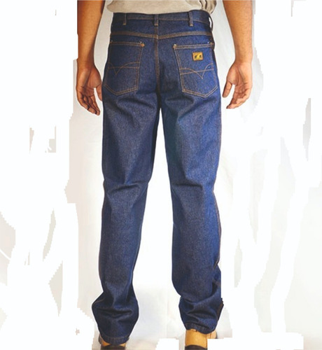 Blue Jeans De Seguridad Jim Clark Triple Costura