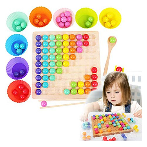 Juego De Bolas De Madera Juego Juguete,wooden Go Juegos Set