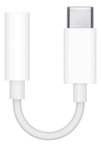 Cable Adaptador Blanco Compatible Iphone Usb C A Jack Blanco