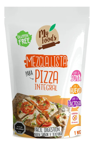 Premezcla Pizza Integral 1kg. Gluten/soya Free. Agronewen