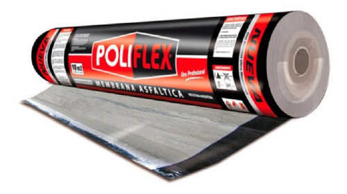 Membrana Asfáltica Aluminizada 4mm - Gruesa - 10 Mt2