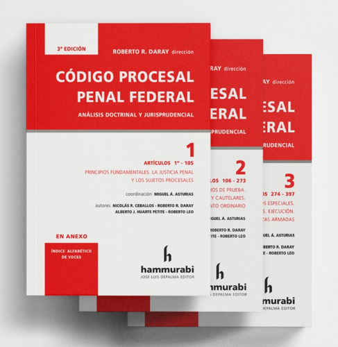 Codigo Procesal Penal Federal, De Roberto Daray. Editorial Hammurabi, Tapa Blanda En Español, 2022