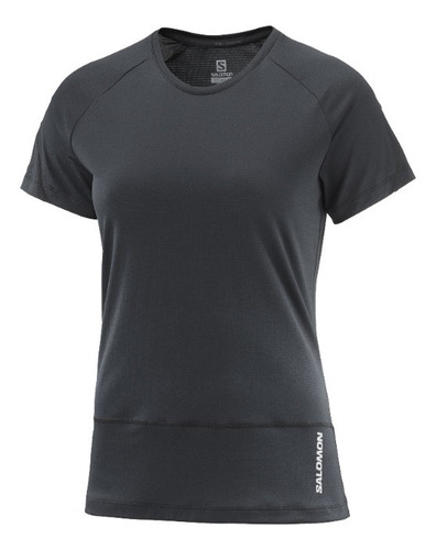 Polera Mujer Cross Run Negro Salomon