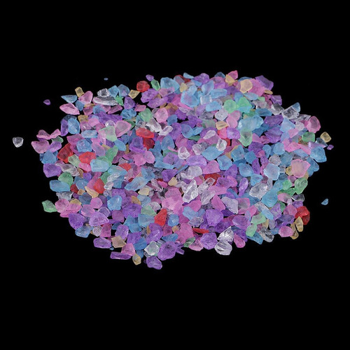 2x20g De Arena De Cristal Decorativa Coloreada Diy Joyería