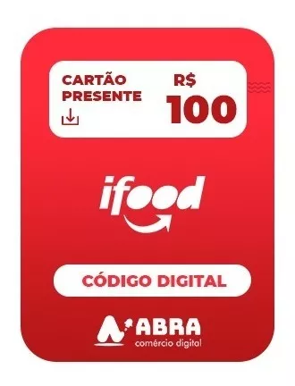 Gift Card iFood 25 Reais - Envio Digital - Gift Card Online